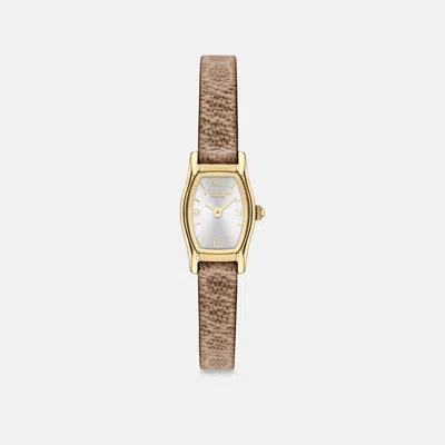 Coach Greta Watch In Brown