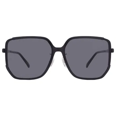 Coach Grey Butterfly Ladies Sunglasses Hc8401d 500287 64 In Black