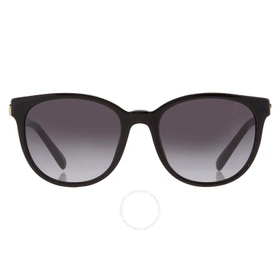 Coach Grey Gradient Oval Ladies Sunglasses Hc8350u 50028g 54 In Black / Grey