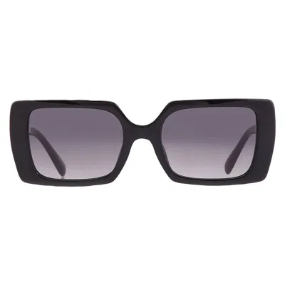 Coach Grey Gradient Rectangular Ladies Sunglasses Hc8409u 50023c 53 In Black