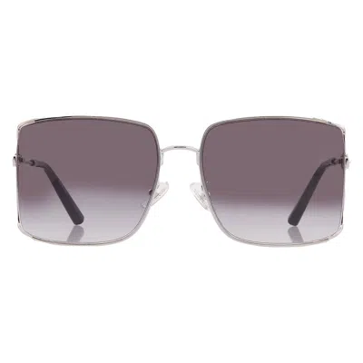 Coach Grey Gradient Square Ladies Sunglasses Hc7174d 90013c 59 In Silver