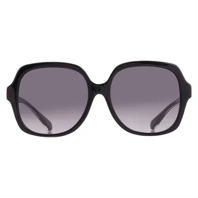 Coach Grey Gradient Square Ladies Sunglasses Hc8395f 50023c 56 In Black