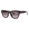 Coach Grey Rose Gradient Butterfly Ladies Sunglasses Hc8379u 578346 54 In Brown