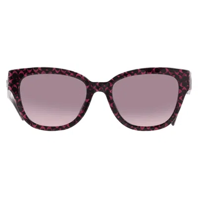 Coach Grey Rose Gradient Butterfly Ladies Sunglasses Hc8379u 578346 54 In Brown