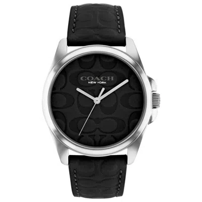 Coach Greyson Women's Watch In Black