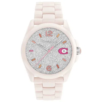 Coach Greyson Women's Watch In Silver