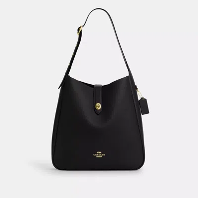 Coach Hadley Large Shoulder Bag In Black