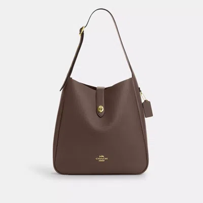 Coach Hadley Large Shoulder Bag In Brown