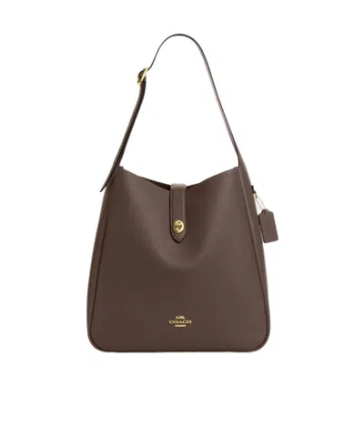Coach Hadley Large Shoulder Bag In Brown