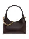 Coach Half-moon Chain-strap Tote Bag In Brown