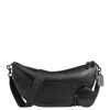 Coach Hall 45 Soft Sling Leather Belt Bag In Black