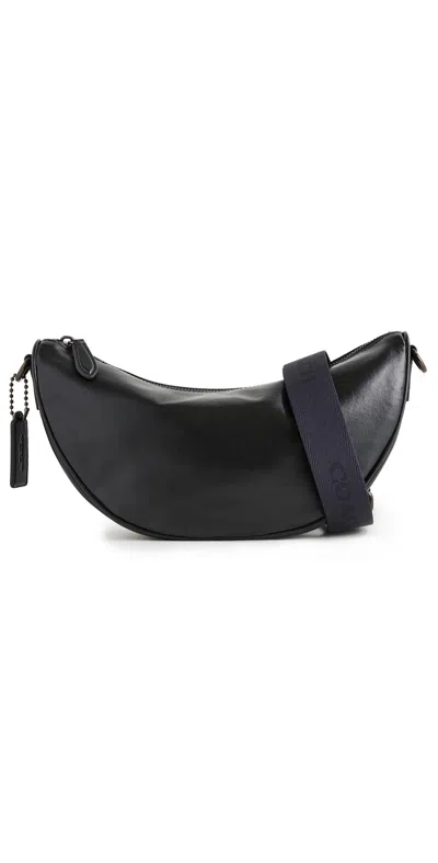 Coach Hall Soft Sling Bag Black