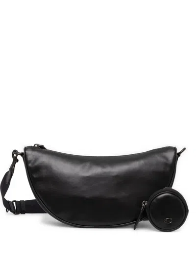 Coach Hall Soft Sling Bag In Black