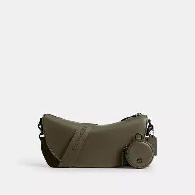 Coach Hall Soft Sling Bag In Green