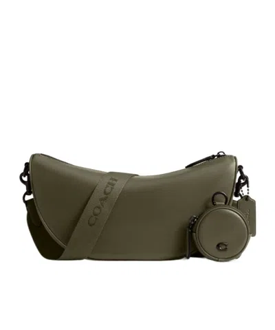 Coach Hall Soft Sling Bag In Green