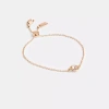 COACH HALO TEA ROSE SLIDER BRACELET