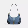 Coach Hamptons Hobo Bag In Brass/blue