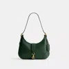 Coach Hamptons Hobo Bag In Brass/hunter Green