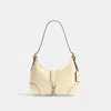 Coach Hamptons Hobo Bag In Brass/moonlight
