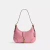 Coach Hamptons Hobo Bag In Brass/true Pink