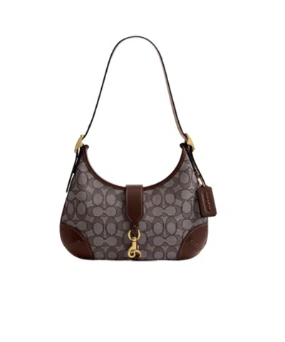 Coach Hamptons Hobo Bag In Signature Jacquard
