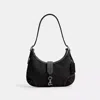 Coach Hamptons Hobo Bag In Silver/black