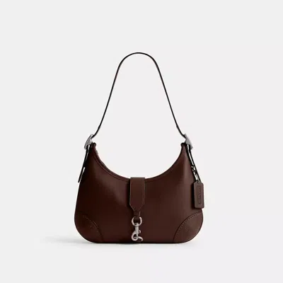 Coach Hamptons Hobo In Brown