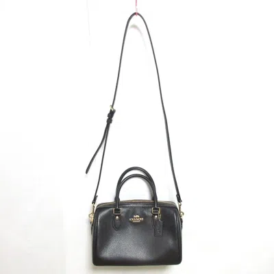 Pre-owned Coach Handbag Shoulder Bag () In Black