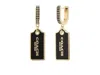 Coach Hangtag Drop In Black