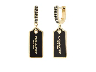 Coach Hangtag Drop In Black