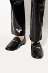 Coach Hanna Leather Loafers In Black