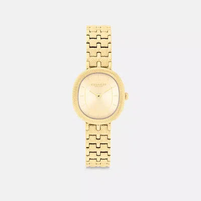 Coach Harlow Watch, 23.8mm X 26mm In Gold