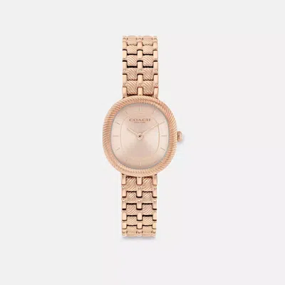 Coach Harlow Watch, 23.8mm X 26mm In Gold