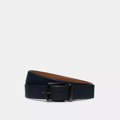 Coach In Midnight Navy/saddle