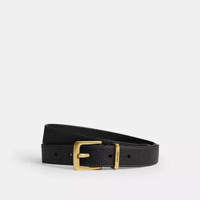 Coach Harness Hasp Buckle Belt, 25mm In Blue