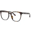 Coach Hc 6267d 5120 54mm Womens Square Eyeglasses 54mm In Brown