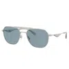 Coach Hc 7178 900172 57mm Unisex Pilot Sunglasses In Multi