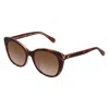 Coach Hc 8365u 574413 55mm Womens Cat-eye Sunglasses In Multi