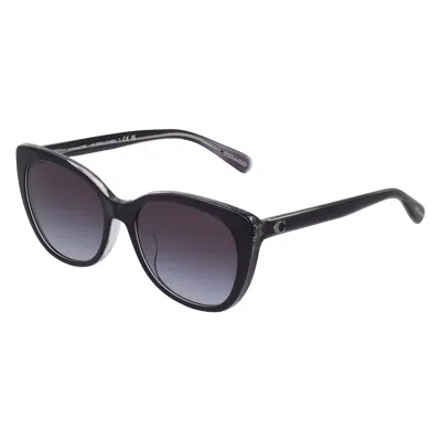 Coach Hc 8365u 57458g 55mm Womens Cat-eye Sunglasses In Multi