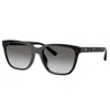 Coach Hc 8429d 50023c 56mm Womens Square Sunglasses In Black
