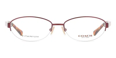 Coach Hc5081td Asian Fit Women's Glasses, Burgundy, Size 54