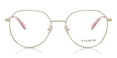Coach Hc5116d Asian Fit Women's Glasses, Gold, Size 53