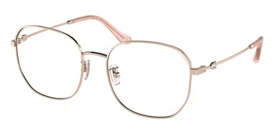 Coach Hc5143bd Asian Fit Women's Glasses, Rose-gold, Size 53