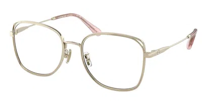 Coach Hc5160d Asian Fit Women's Glasses, Gold, Size 54