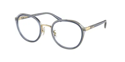 Coach Hc5162 9435 Women's Glasses Blue Size 50 - Free Lenses - Blue Light Block Available In Green