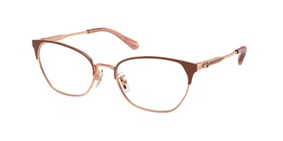 Coach Hc5169 Women's Glasses, Brown, Size 54 In Gold