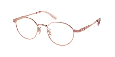 Coach Hc5173td Asian Fit Women's Glasses, Gold, Size 49