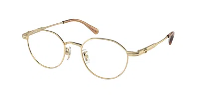 Coach Hc5173td Asian Fit Women's Glasses, Gold, Size 49