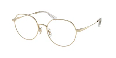 Coach Hc5180td Asian Fit Women's Glasses, Gold, Size 53