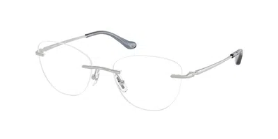 Coach Hc5185 9001 Occhiali Da Vista Argentati Per Donna (solo Montatura) In Silver